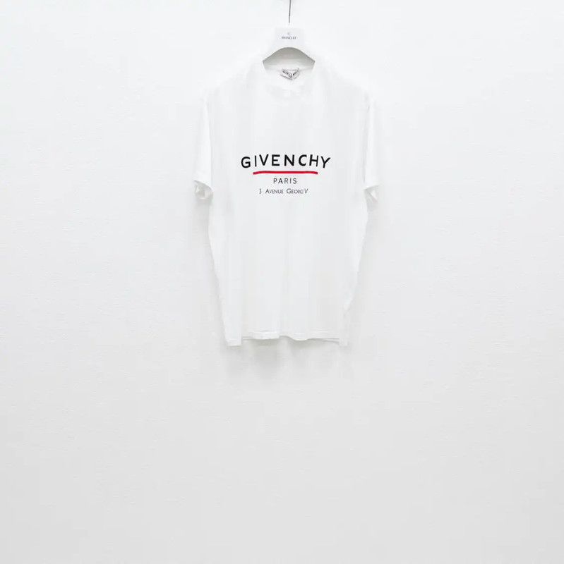 Givenchy Givenchy Summer White Cotton Short Sleeve T-Shirt 0089 Size US M / EU 48-50 / 2 - 1 Thumbnail