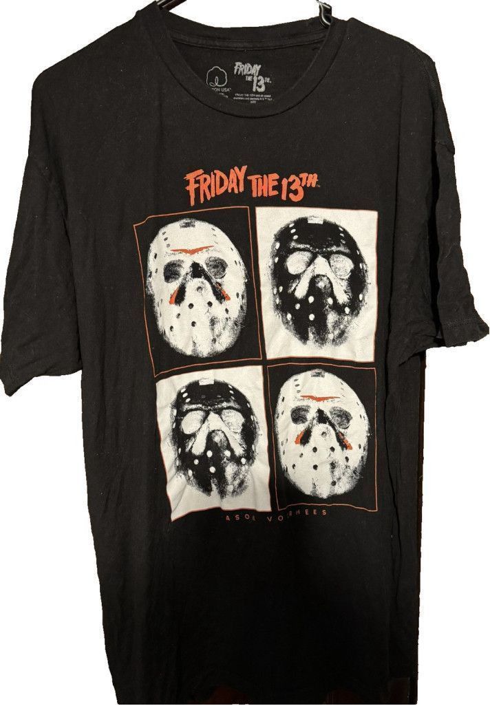 The Unbranded Brand Friday the 13 Movie Logo T-Shirt Men's Size XL Black Horror Size US XL / EU 56 / 4 - 1 Thumbnail