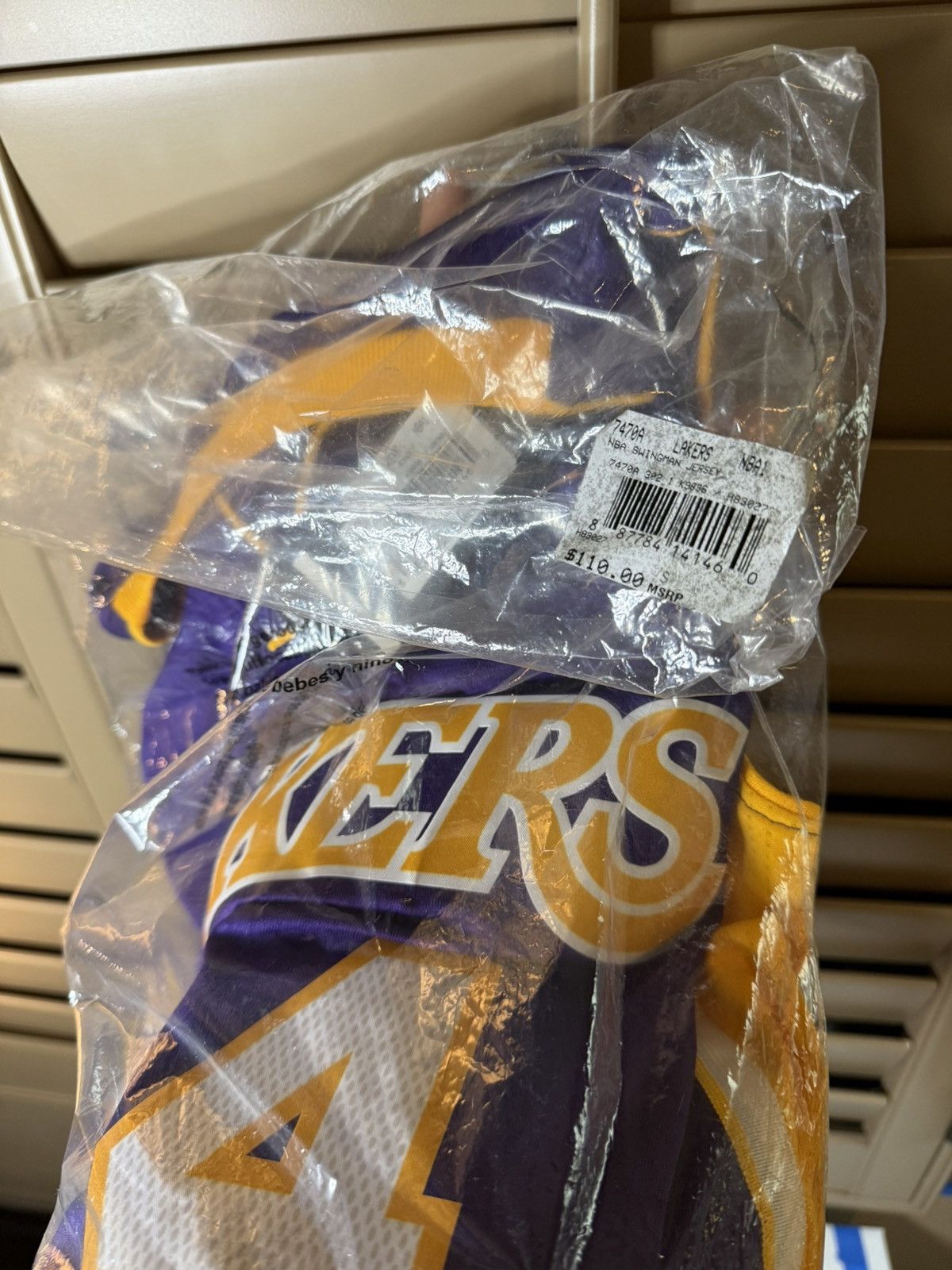 Adidas Authentic Adidas Kobe Bryant Lakers Away Swingman Jersey NWT Size US S / EU 44-46 / 1 - 10 Thumbnail