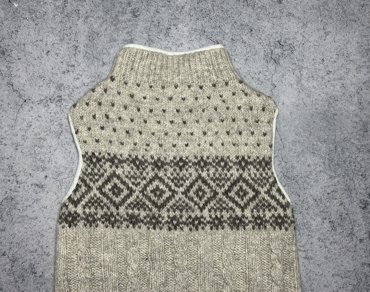 Handmade Pachamama Handknit Wool Nepal Zip Vest Sweater Size US S / EU 44-46 / 1 - 9 Thumbnail