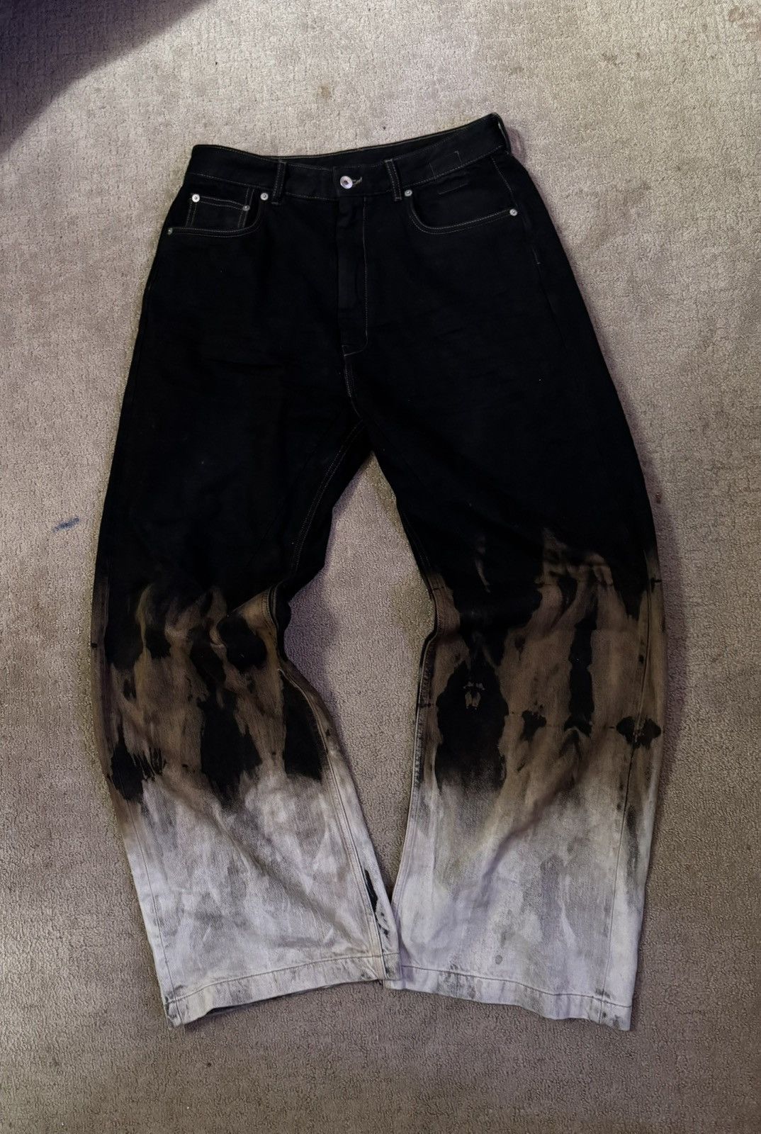 Rick Owens Rick owens fire geth jeans Size US 31 - 1 Thumbnail