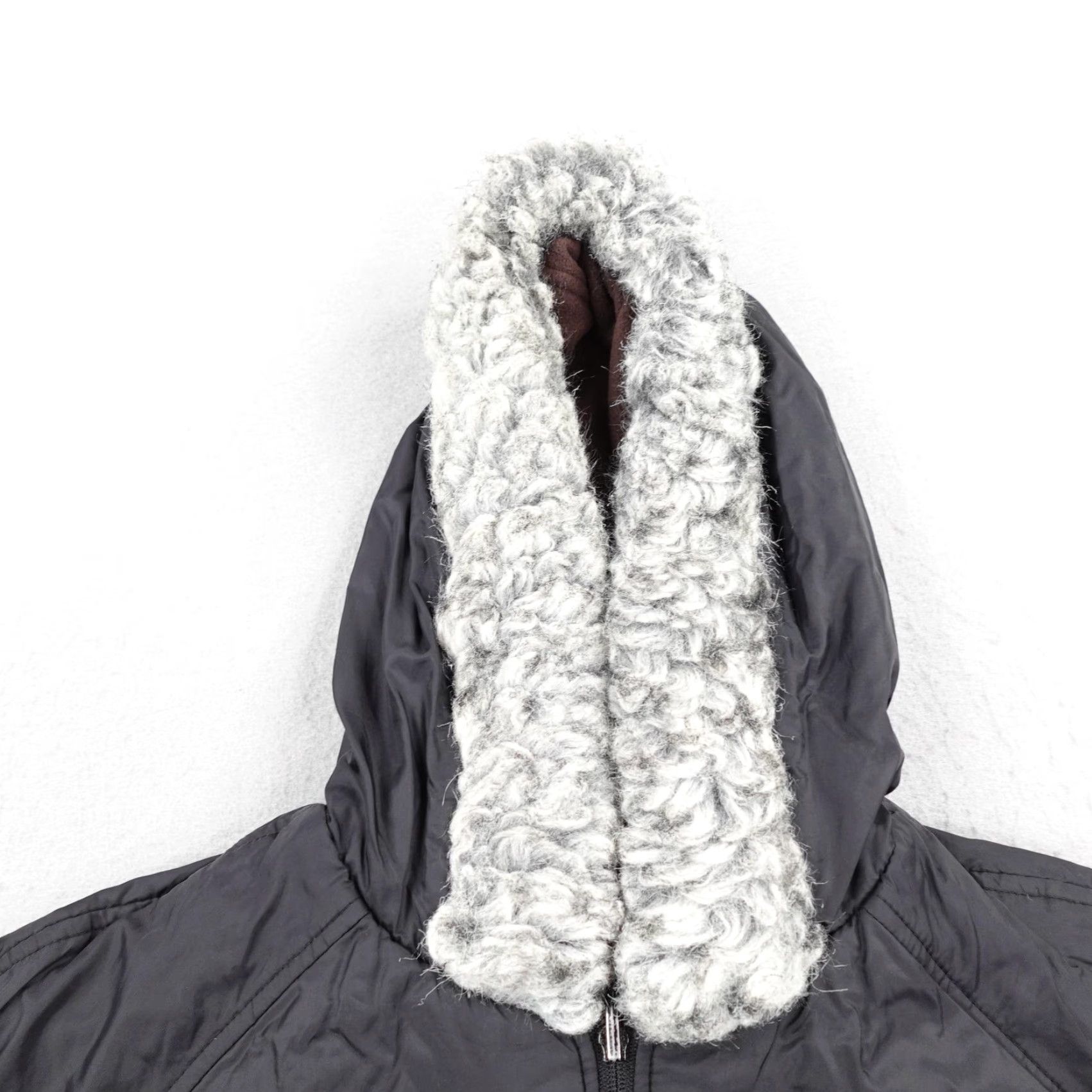 Vintage VINTAGE Lot 29 Jacket Womens XL Reversible Sherpa Speedy Gonzales Coat Parka Y2K Black Zip Hooded Size XL / US 12-14 / IT 48-50 - 2 Thumbnail