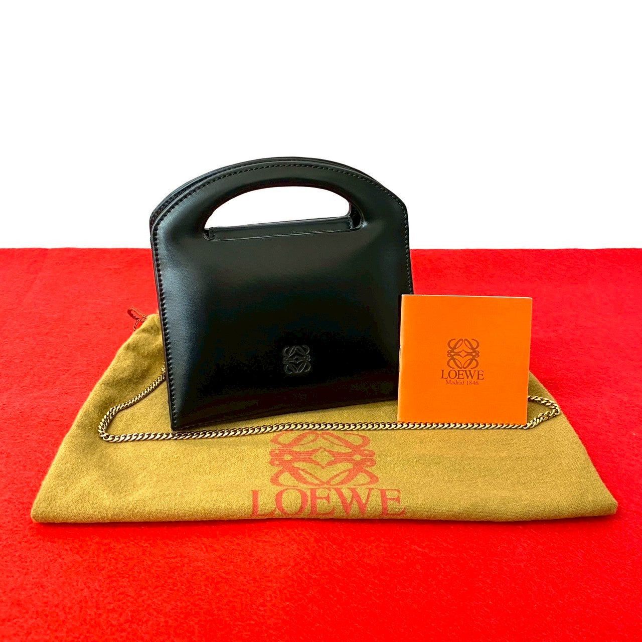 Loewe Loewe Black Leather Size ONE SIZE - 1 Thumbnail