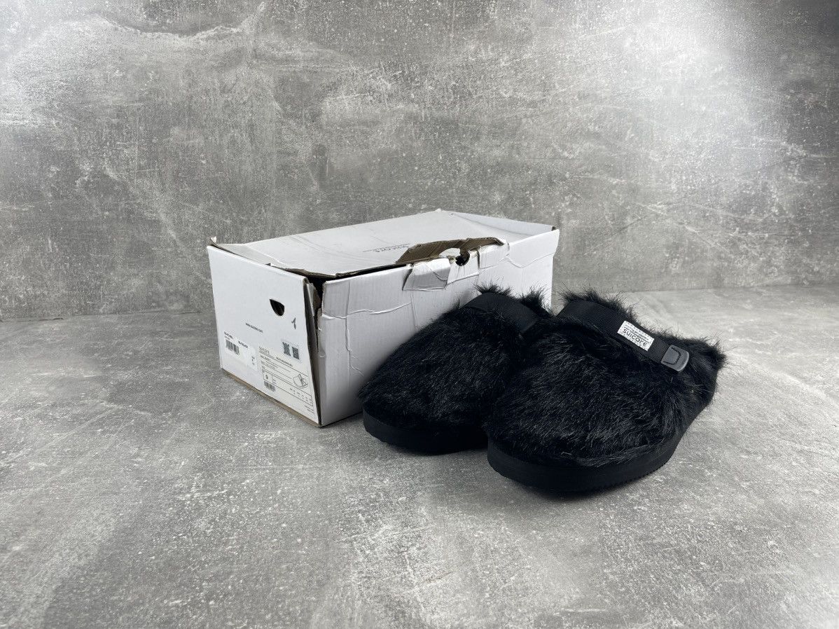 Suicoke Suicoke NWT Rare Y2K Black Fluffy Slip-on Sandals Size US 9 / EU 42 - 4 Thumbnail