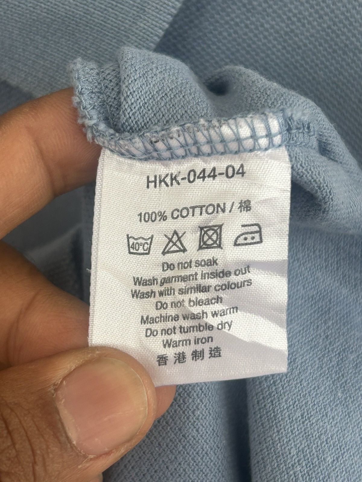 Burberry Burberry Vintage Poket Polo Tee Blue Size US M / EU 48-50 / 2 - 6 Thumbnail