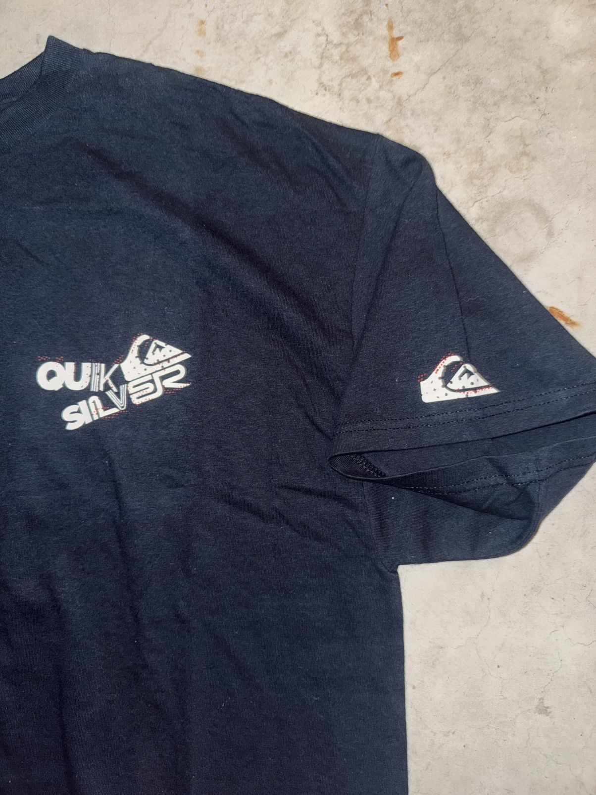 Quiksilver Vintage Y2K QuikSliver Cyber T-Shirt Surfer Double Sided Size US XL / EU 56 / 4 - 4 Thumbnail
