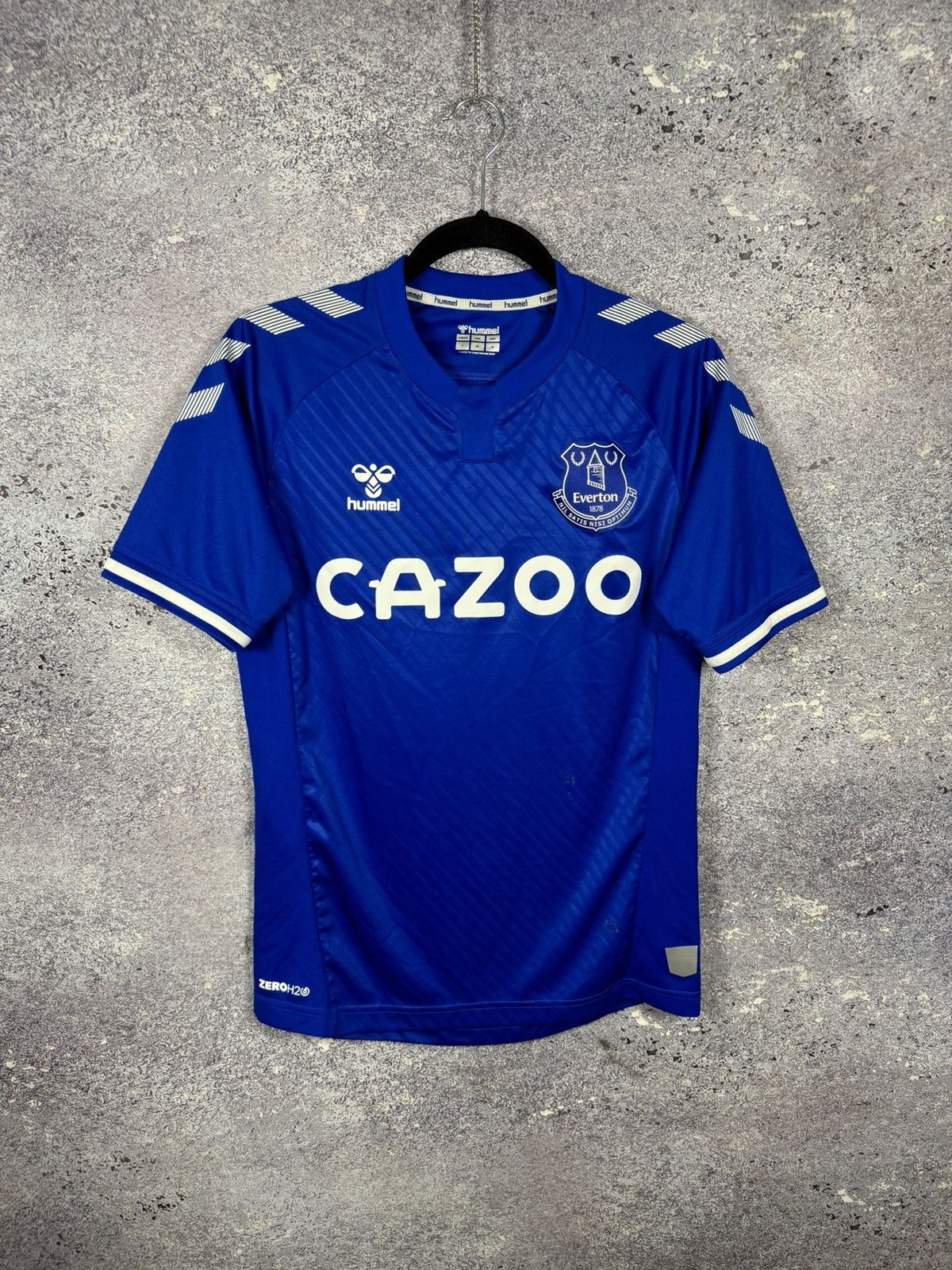 Vintage Vintage Everton 2020/21 Hummel Soccer Jersey Blokcore Small Size US S / EU 44-46 / 1 - 1 Thumbnail
