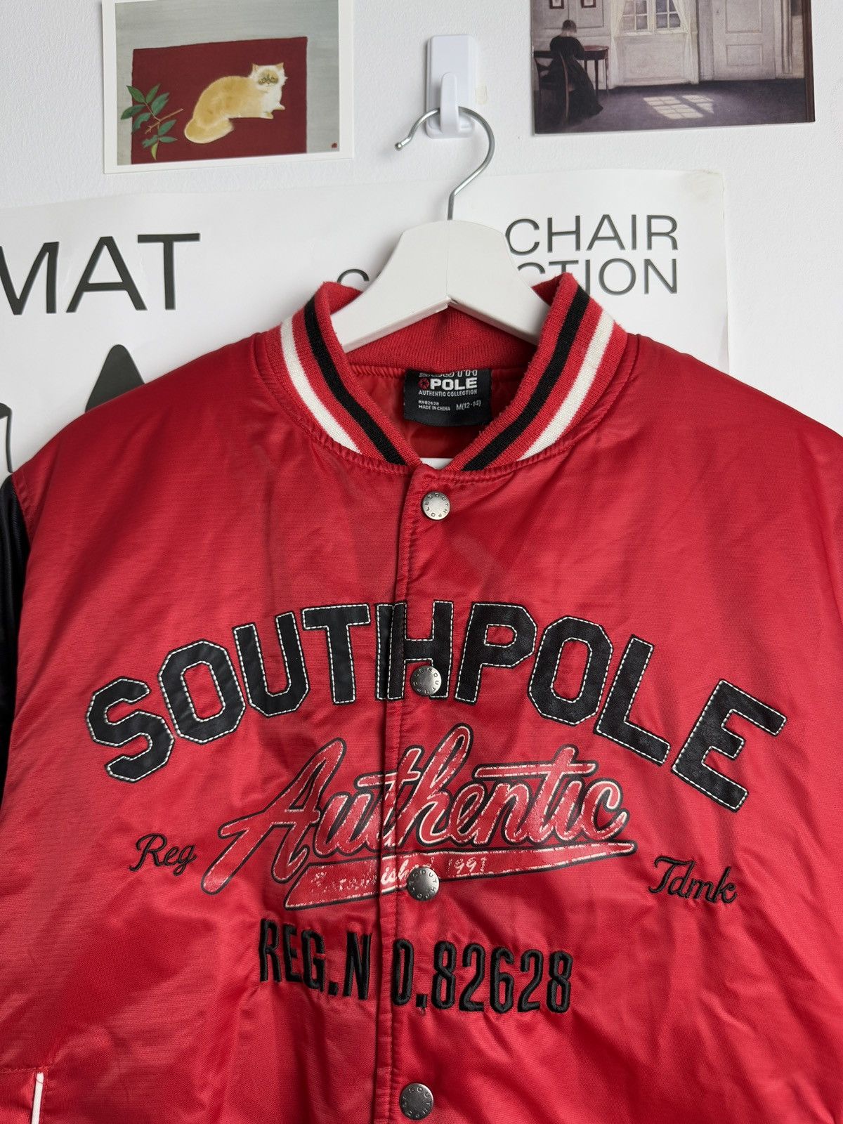 Southpole × Vintage Vintage y2k Southpole baggy bomber varsity jacket S skate rap Size US S / EU 44-46 / 1 - 4 Thumbnail