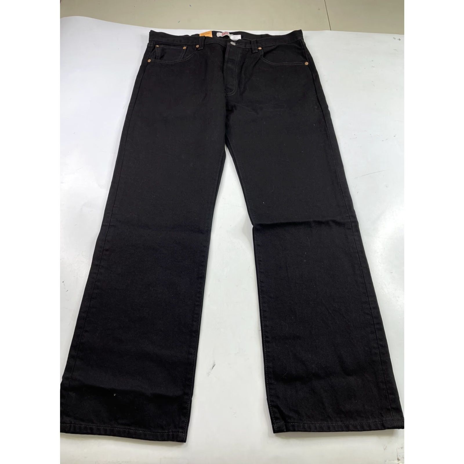 Levi's VINTAGE Levi's 501 Jeans Denim Black 38x32 Button Fly Straight Leg Mens Size US 38 / EU 54 - 3 Thumbnail
