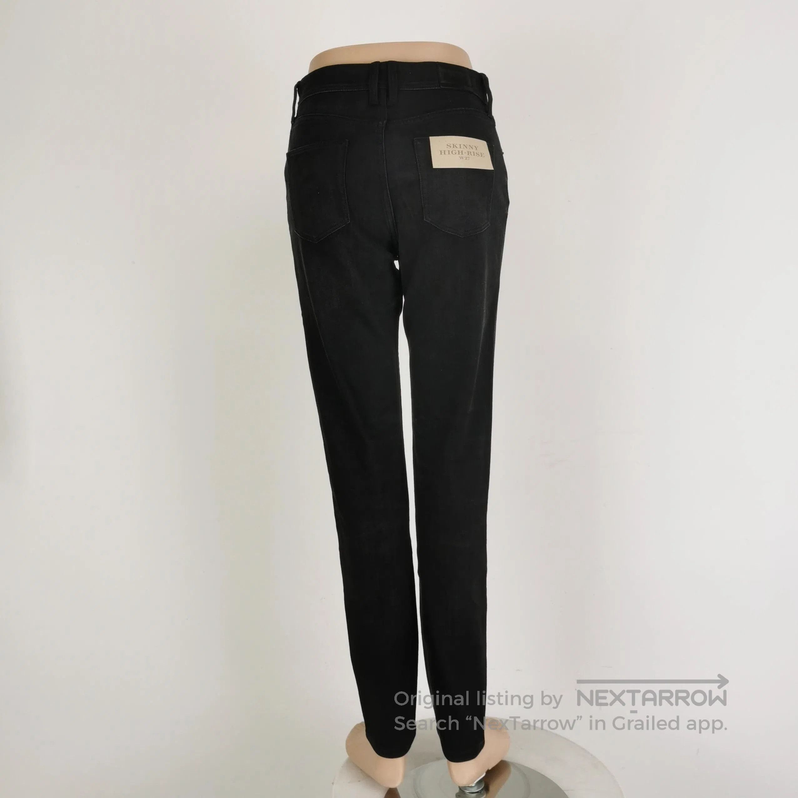 Burberry Burberry Brit Slim Fit Black Cotton Pants . Size US 37 - 1 Thumbnail