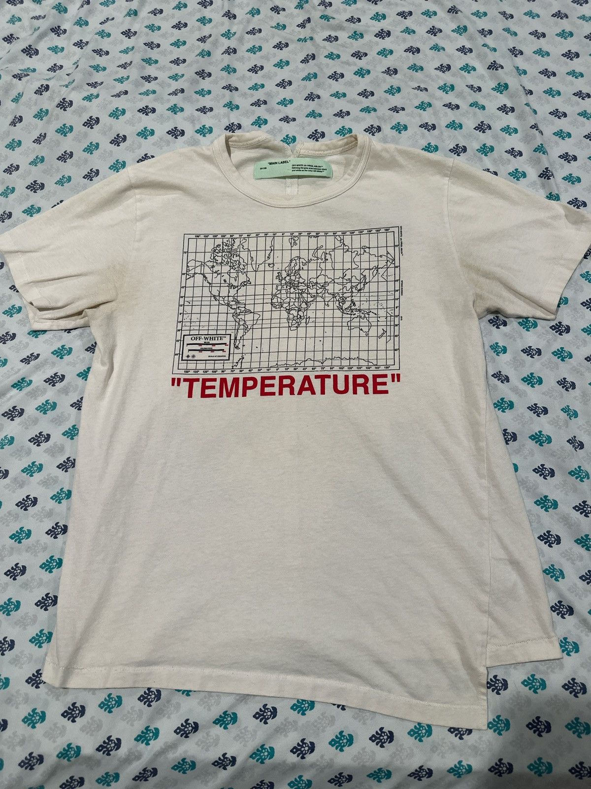 Off White Temperature Tee | Grailed