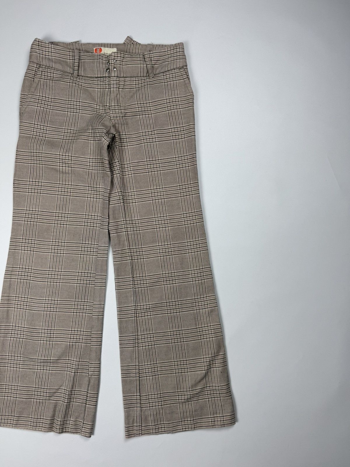 Japanese Brand × Michiko Koshino Michiko Koshino Ladies Plaid Cropped Chino Pants Trousers Size 26" / US 2 / IT 38 - 3 Thumbnail