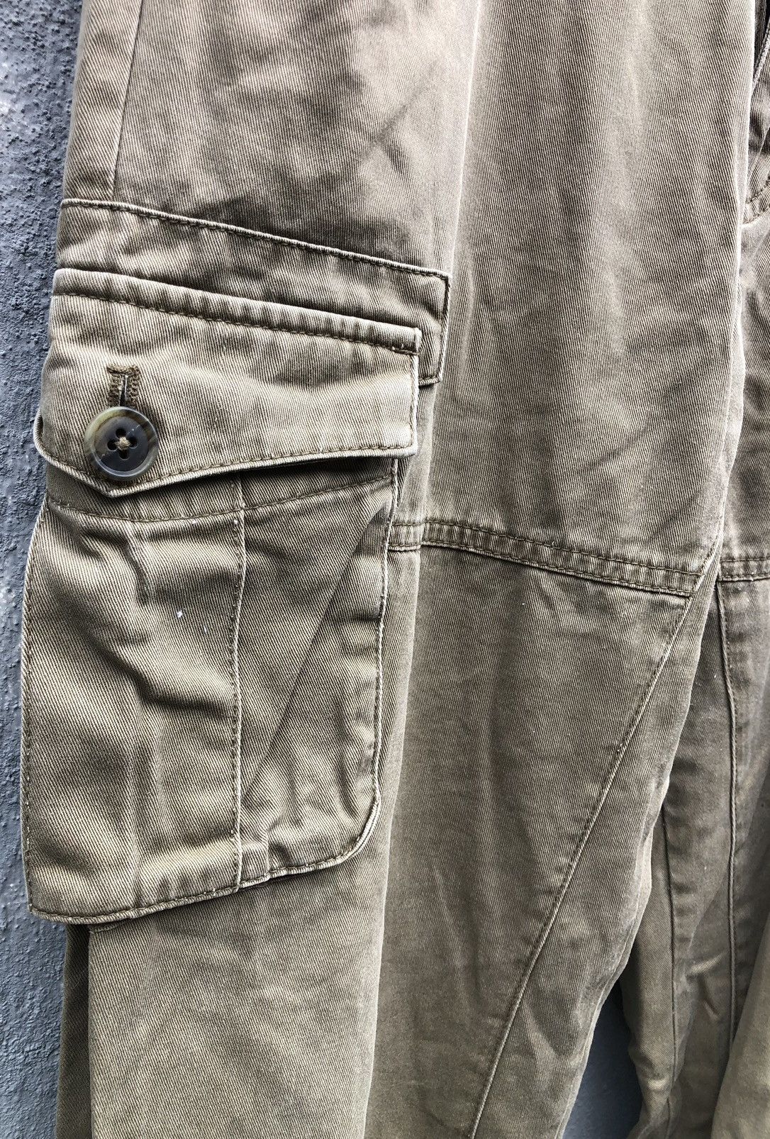 PPFM PPFM Anarchy Denim Eastern Rock Cargo Pants With Bondage Size US 32 / EU 48 - 12 Thumbnail