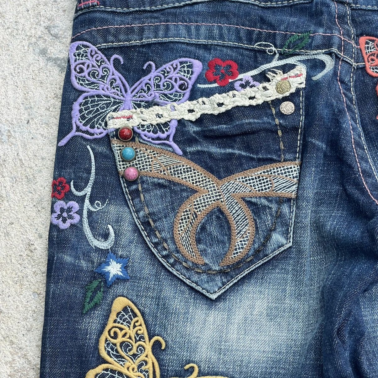 Japanese Brand “REDPEPPER DENIM” FLARE JEAN BOOTCUT SEDITIONARIES PANTS Size 27" / US 4 / IT 40 - 17 Thumbnail