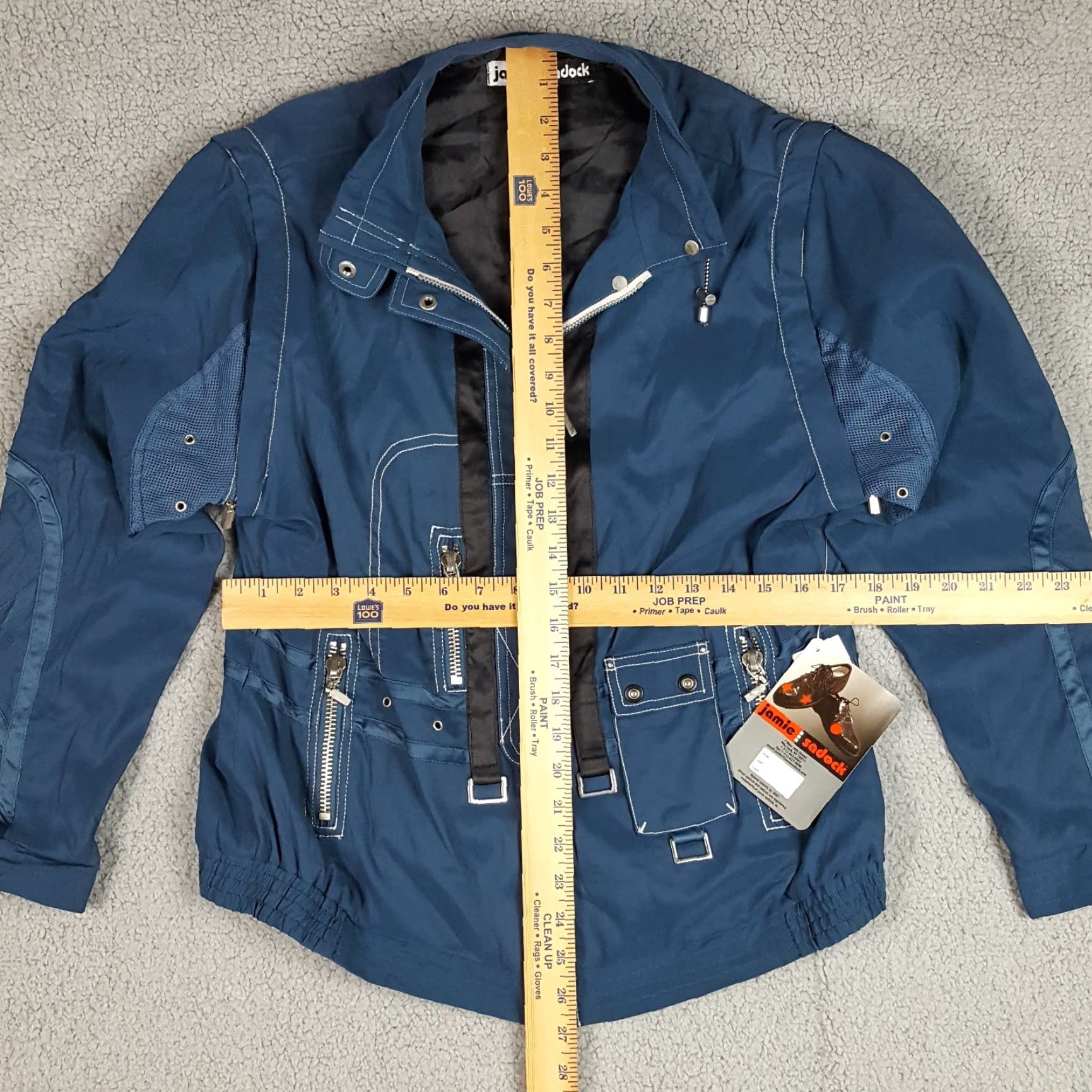Vintage Y2K Tech Zipper Pocket Track Suit Women's Medium Retro 2 Piece Windbreaker Pants Size 32" / US 10 / IT 46 - 7 Thumbnail