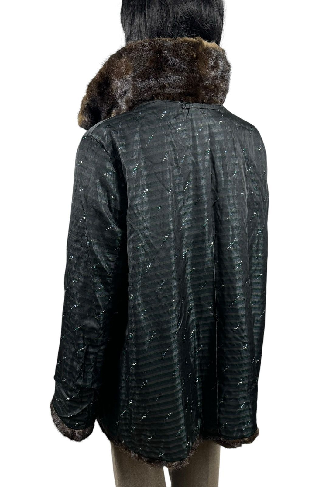 Handmade Real Genuine Mink Fur Coat Jacket Size Large Size L / US 10 / IT 46 - 14 Thumbnail