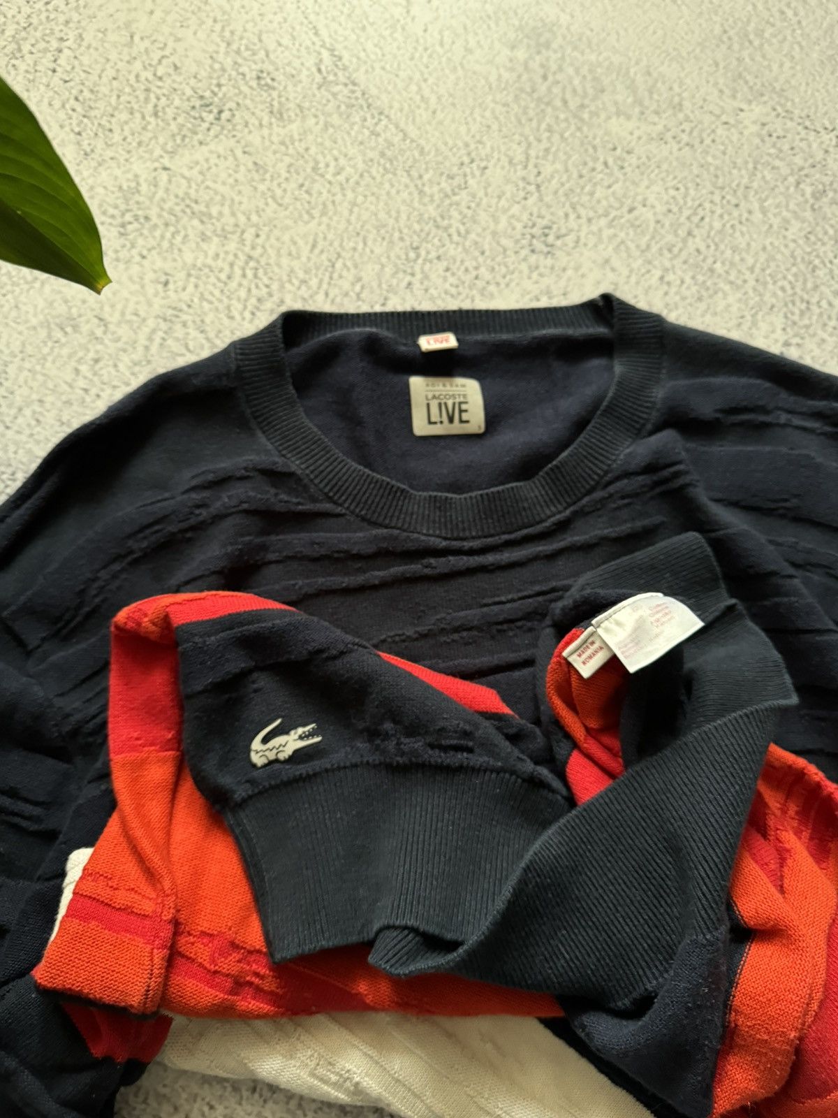 Lacoste × Vintage Vintage Lacoste sweater crewneck men’s M L knitwear 90s Size US L / EU 52-54 / 3 - 3 Thumbnail
