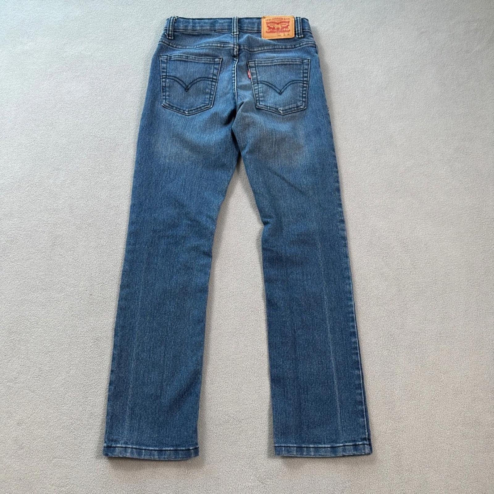 Levi's Levis 511 Jeans Womens 12 Reg 26x26 Blue Slim Fit Mid Rise Size 26" / US 2 / IT 38 - 2 Thumbnail
