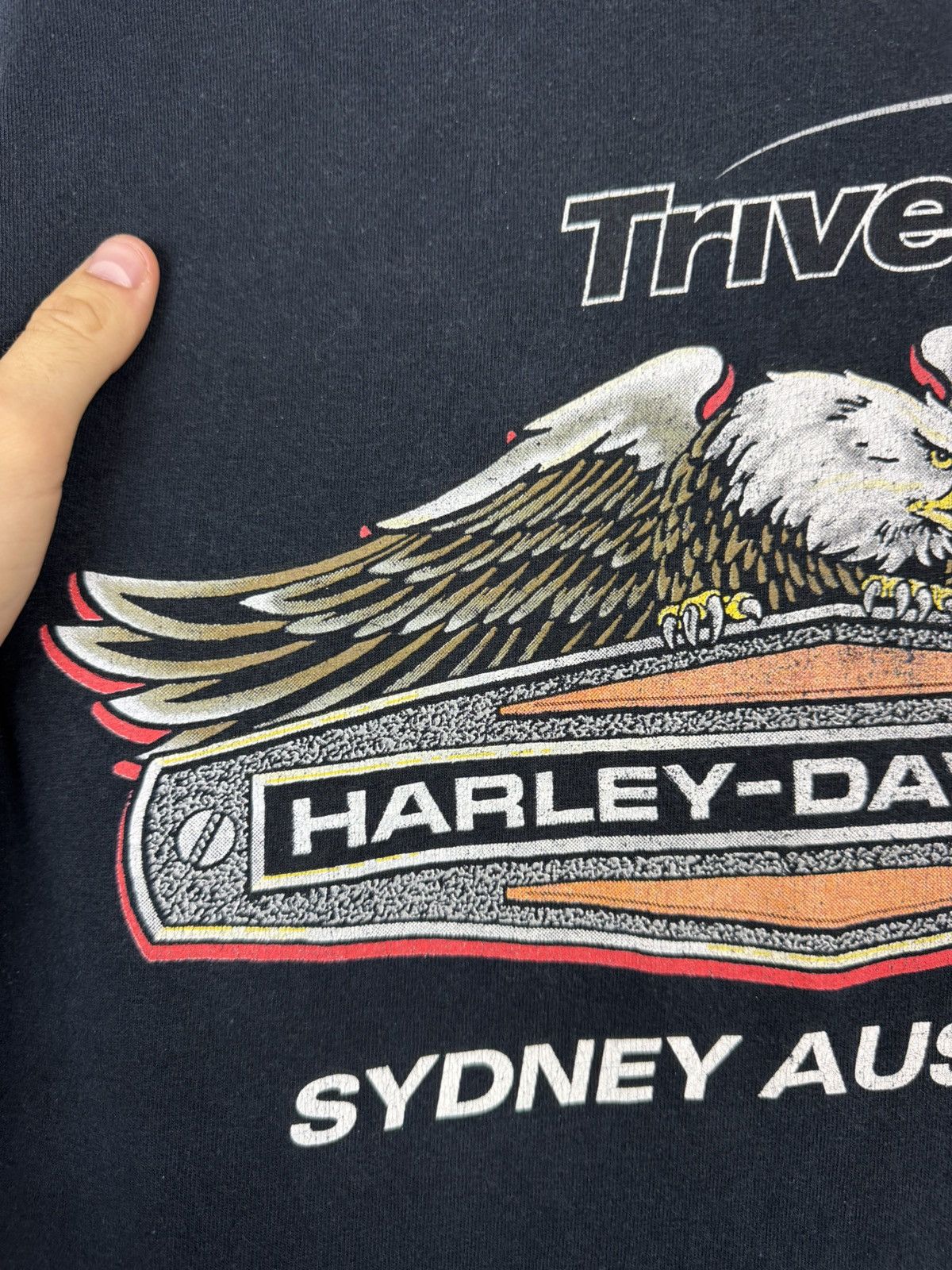 Harley Davidson Vintage 2000s Harley Davidson Sydney Australia T-shirt Size US L / EU 52-54 / 3 - 21 Thumbnail