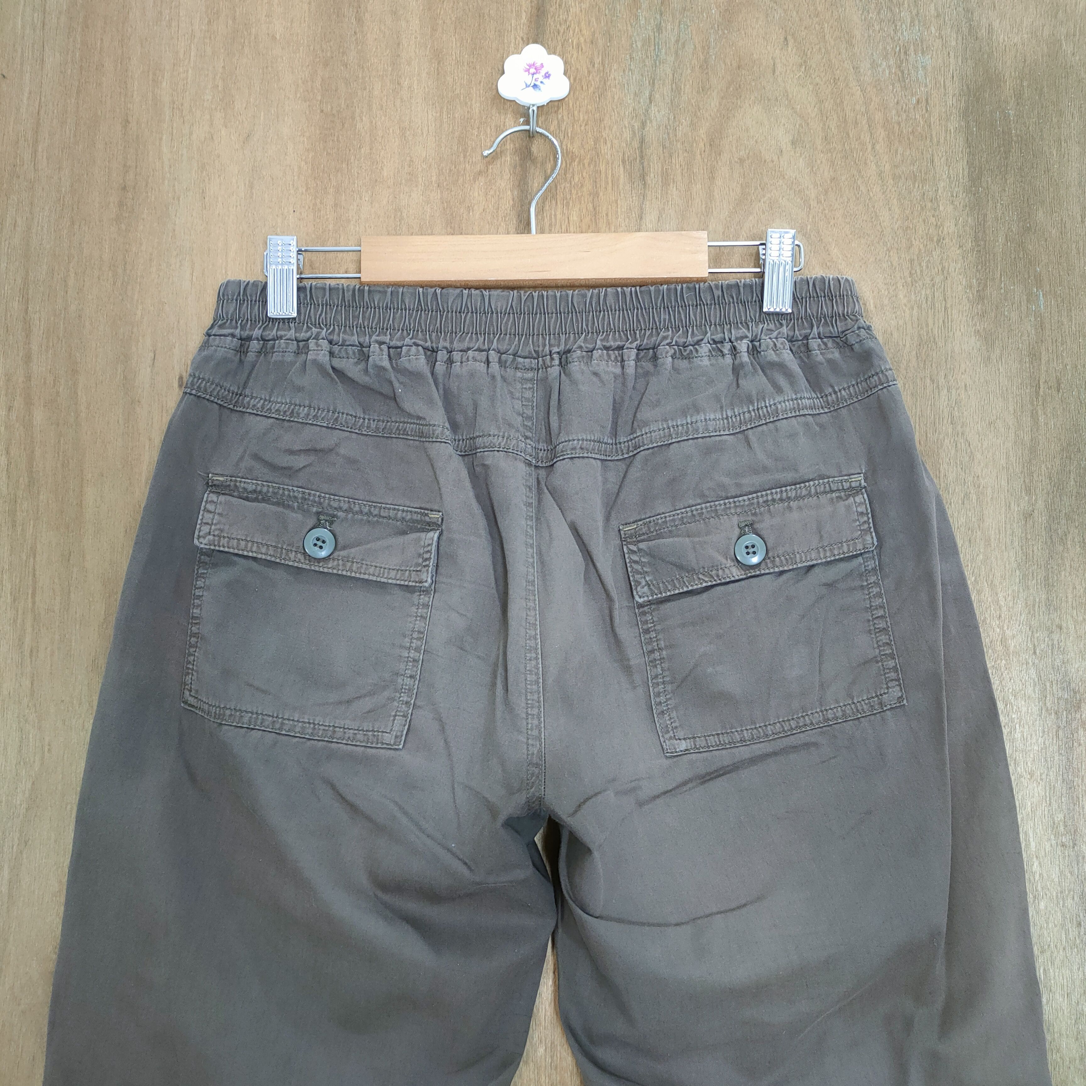 Japanese Brand SPRING LEG BROWN CARGO PANTS Size US 32 / EU 48 - 5 Thumbnail