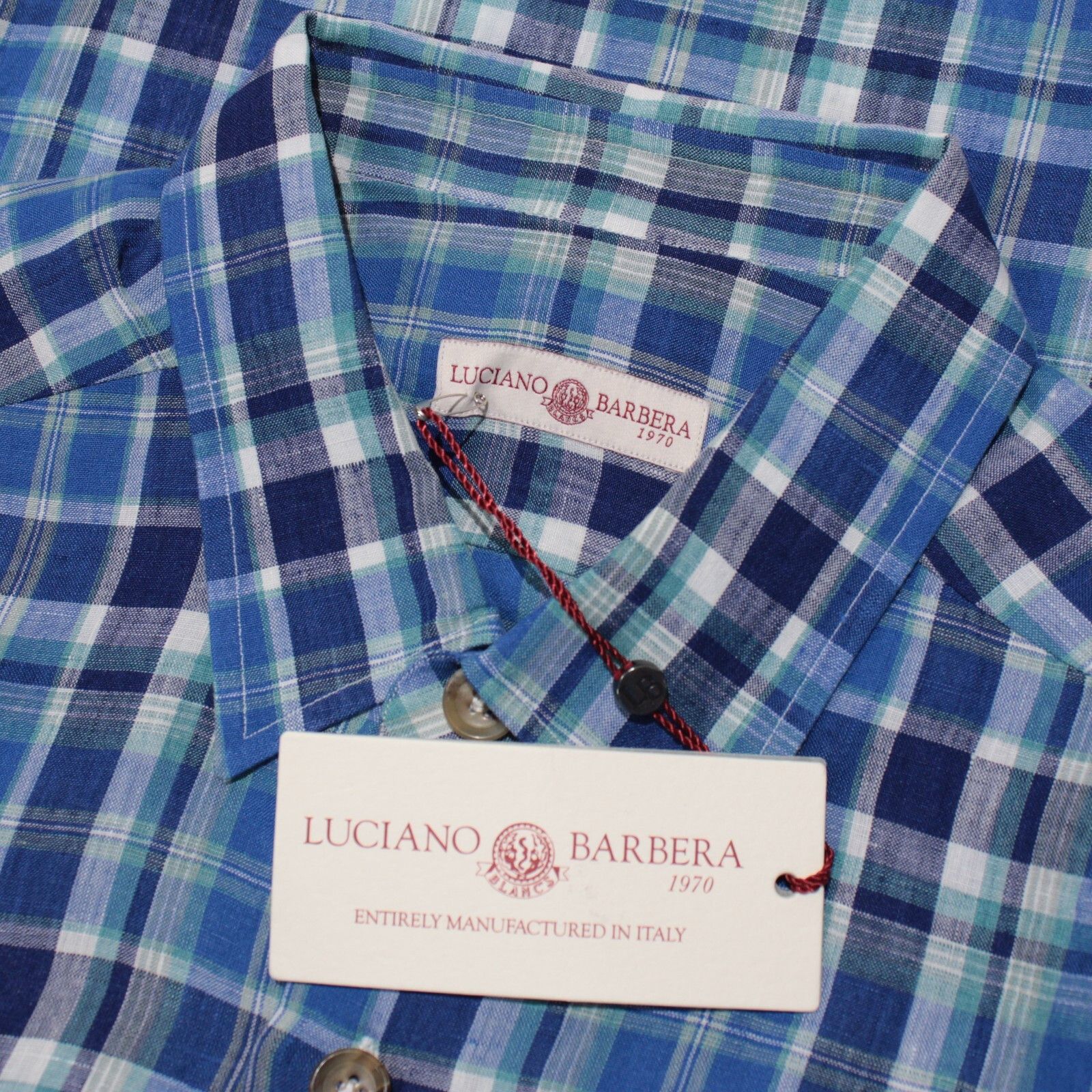 Luciano Barbera Luciano Barbera New with tags Shirt Size M US In Blue Size US M / EU 48-50 / 2 - 1 Thumbnail