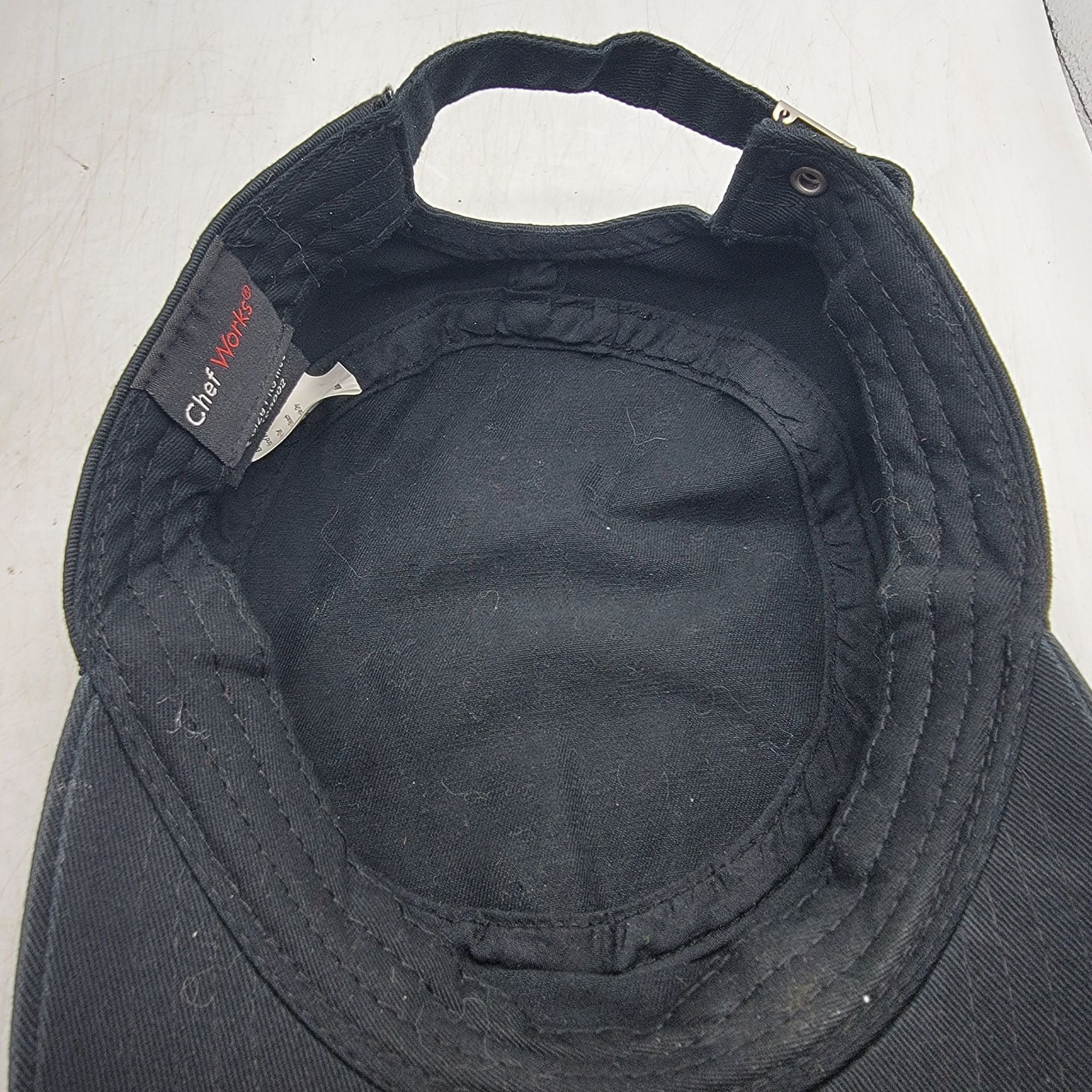 Other Chef Works Black Hat Cap Adjustable Work Wear Cooking Casual Size ONE SIZE - 7 Thumbnail