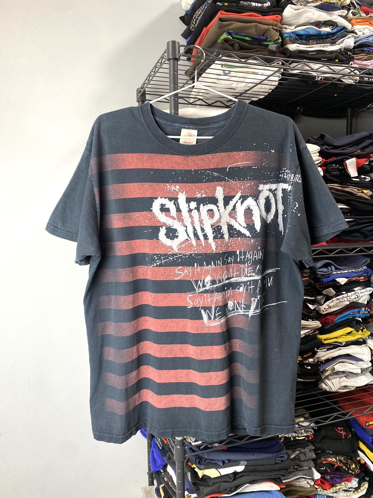Band Tees Early 00’s Vintage Slipknot Band T Shirt Heavy Metal Size US L / EU 52-54 / 3 - 1 Thumbnail