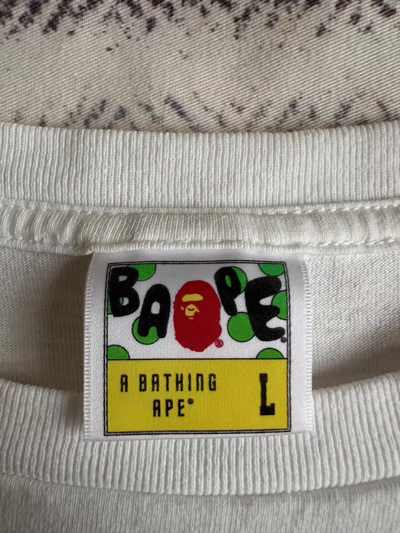 Bape BAPE Ape Print Short Sleeve T-Shirt K5 Size US L / EU 52-54 / 3 - 7 Thumbnail