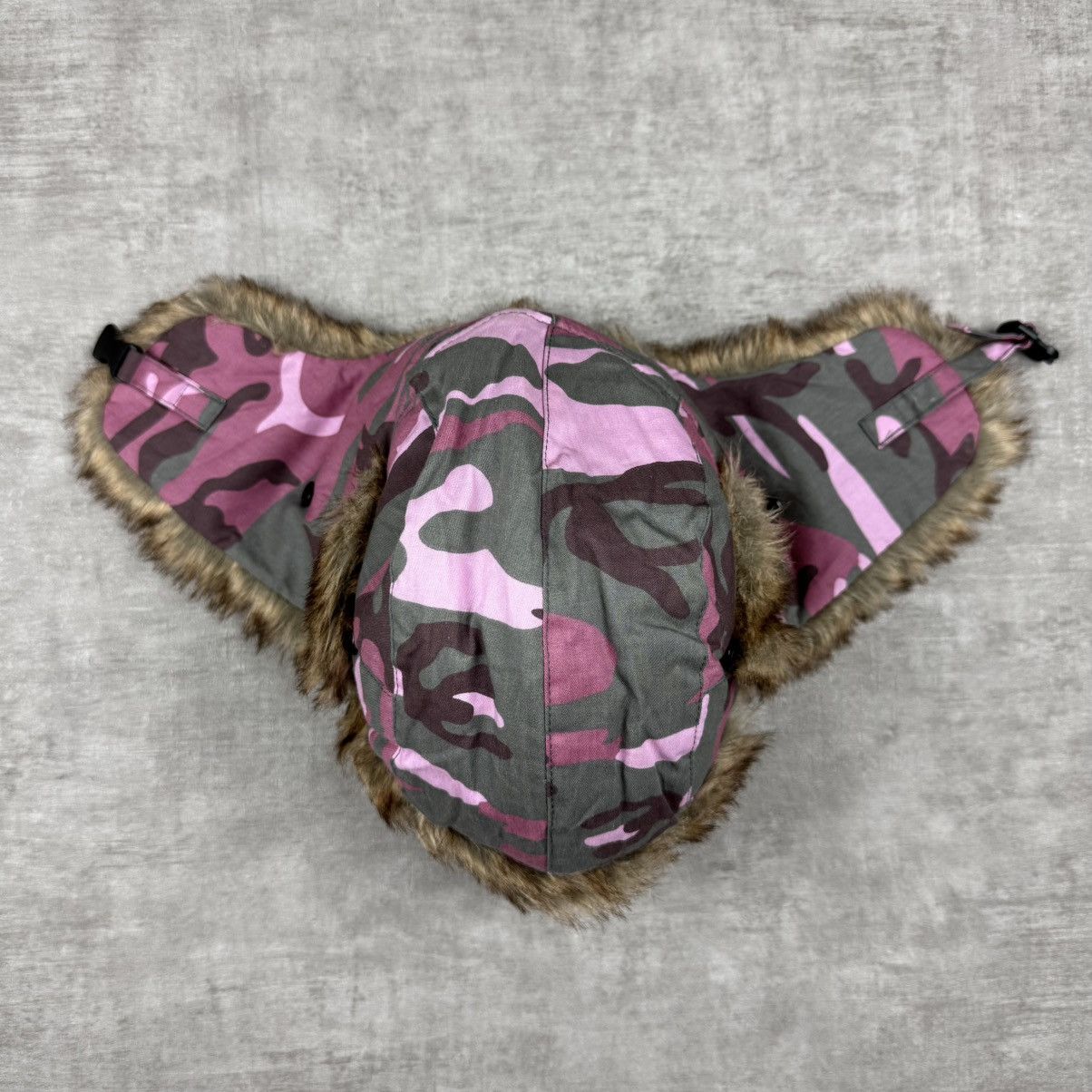 Other Y2K Pink Camo Ushanka Size ONE SIZE - 10 Thumbnail