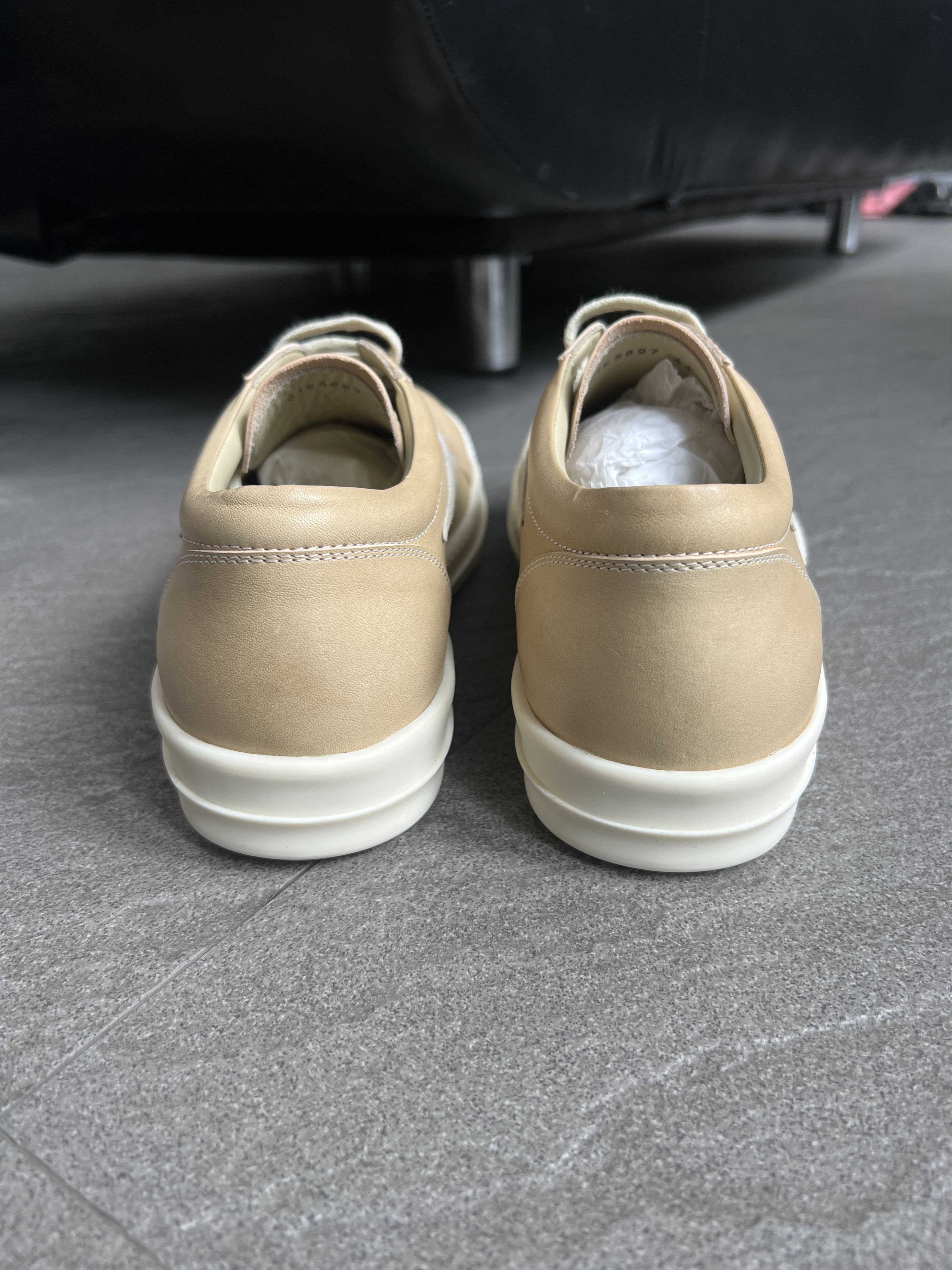 Rick Owens Rick Owens Vans Vintage Sneaks Parchment Milk EU44 New Size US 11 / EU 44 - 5 Thumbnail