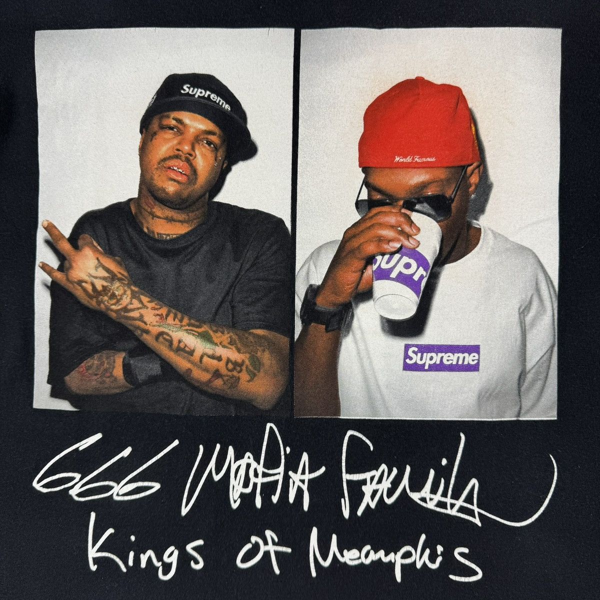 Supreme Supreme Three 6 Mafia Photo Tee T-shirt Size US M / EU 48-50 / 2 - 6 Thumbnail