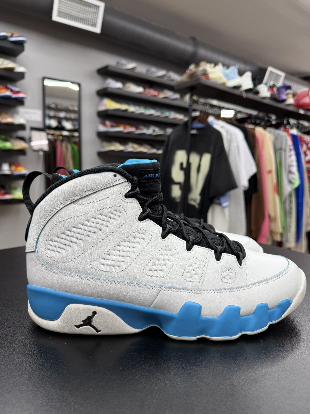 Jordan Brand Size 10 - Air Jordan 9 Retro Powdered Blue Size US 10 / EU 43 - 3 Thumbnail