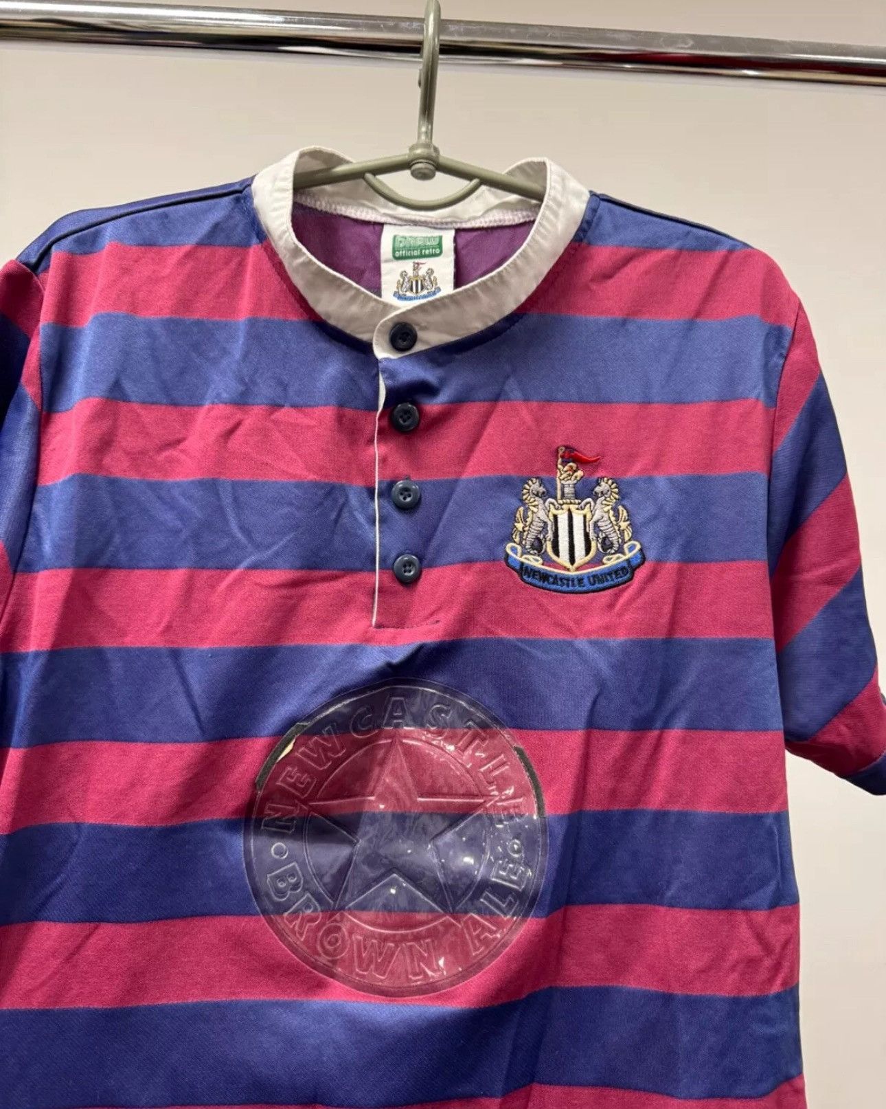Other NEWCASTLE UNITED 1995 1996 AWAY JERSEY SCORE DRAW RETRO Size US M / EU 48-50 / 2 - 2 Thumbnail