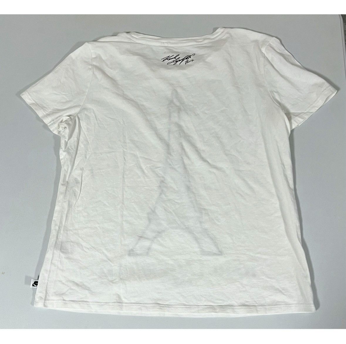 Karl Lagerfeld Karl Lagerfeld Eiffel Tower, Paris T-Shirt Top Tee Size M 🖤✨ Size US M / EU 48-50 / 2 - 3 Thumbnail