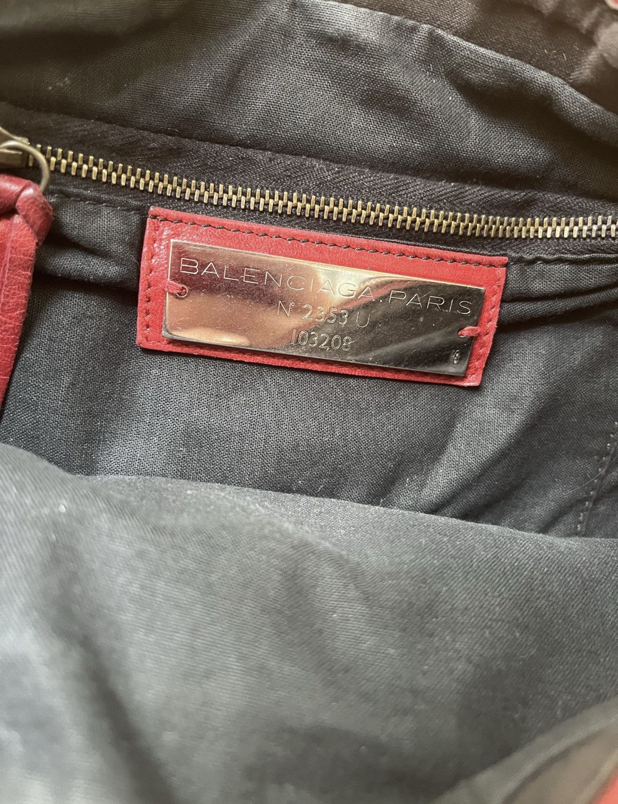 Balenciaga Balenciaga Motorcross City Bag Red Size ONE SIZE - 4 Thumbnail