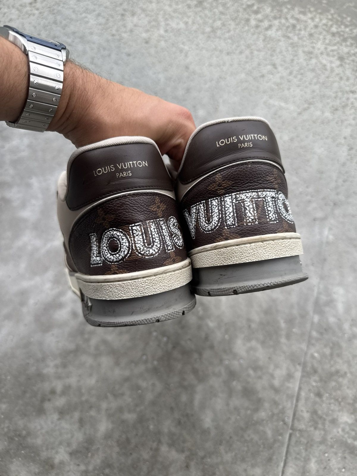 Louis Vuitton LV Louis Vuitton Designer Luxury rare Trainers SNEAKERS Size US 10 / EU 43 - 6 Thumbnail
