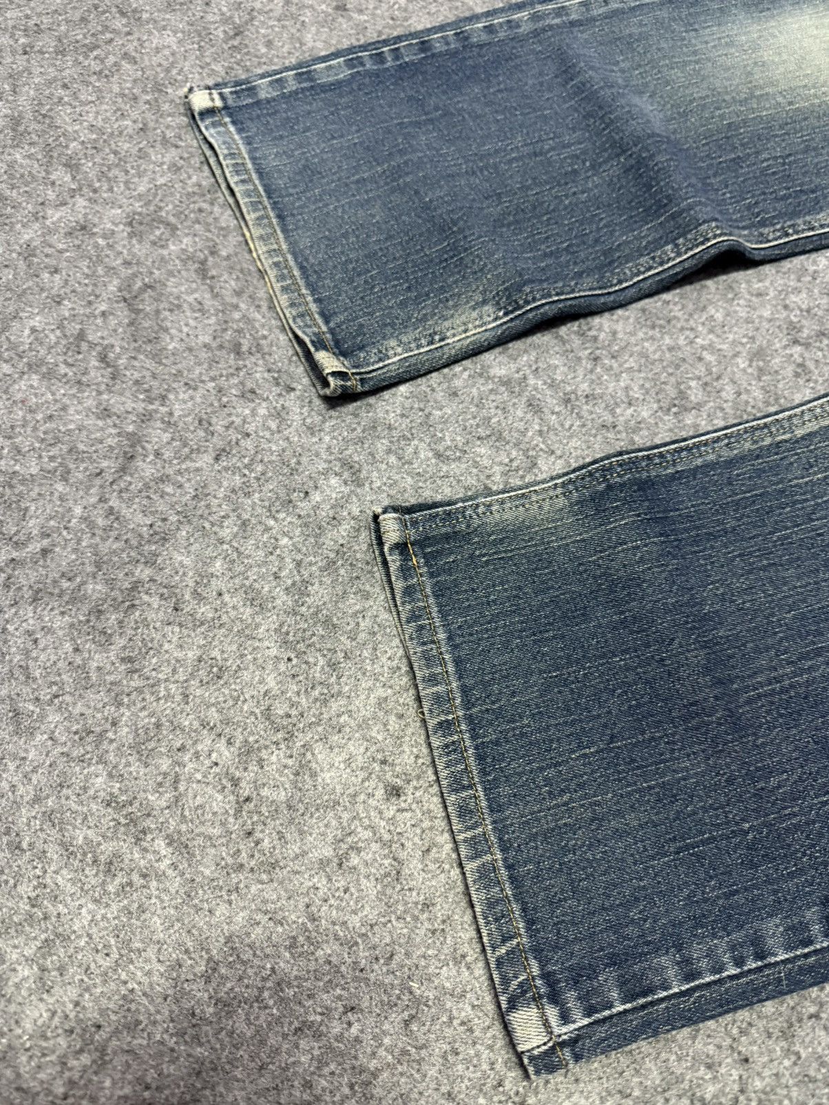 Edwin 2000s Edwin XV Leather Trimmed Muddy Wash Loose Jeans Size US 32 / EU 48 - 15 Thumbnail