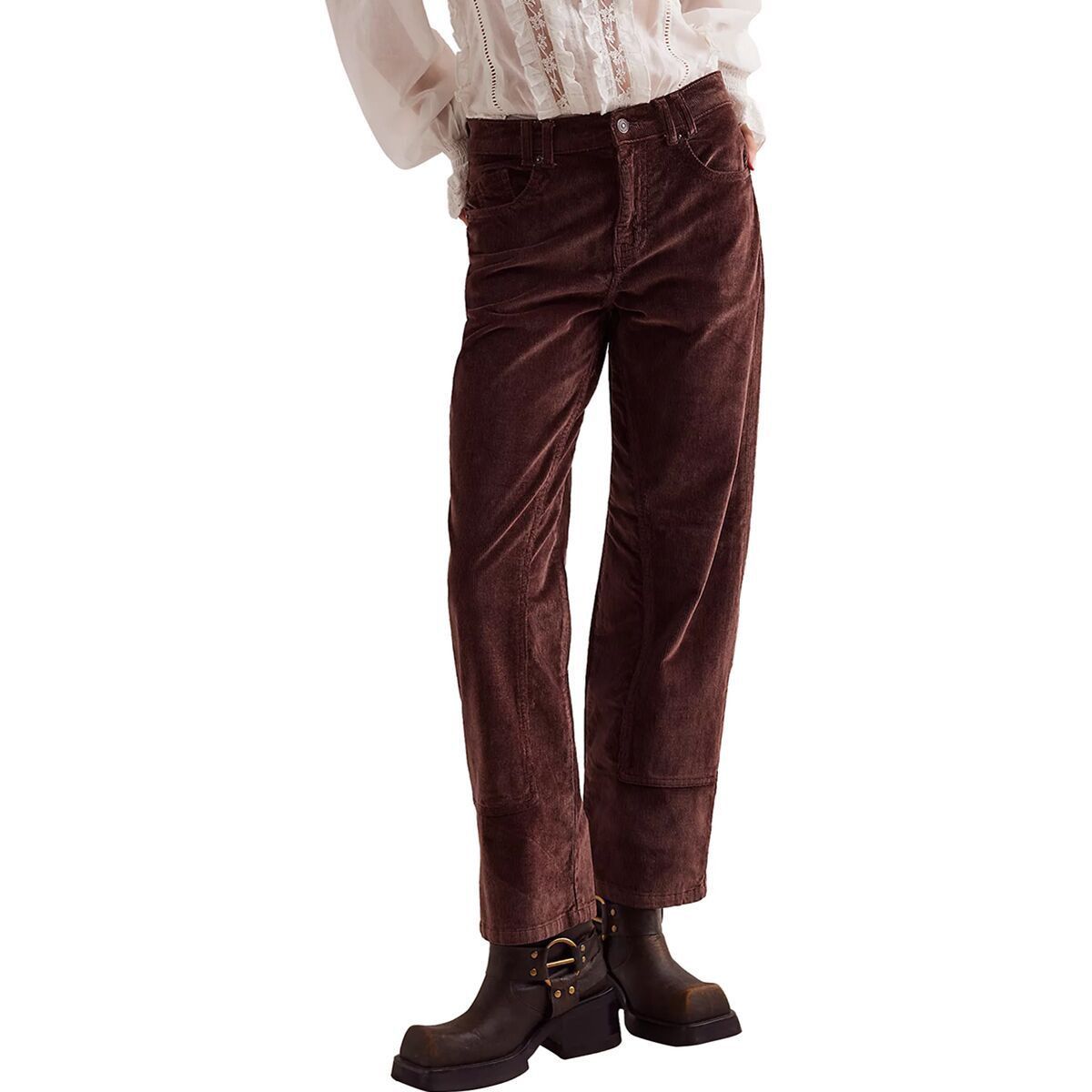 Free People New We The Free Risk Taker Cord Straight Jeans $128 Sz 29 Size 29" - 6 Thumbnail