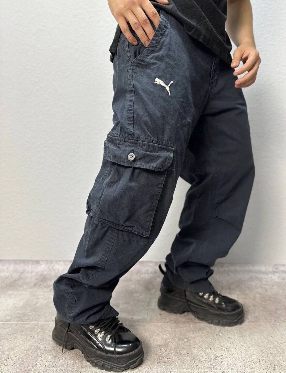 Puma Puma Cargo Baggy Streetstyle Faded Pants Vintage | Grailed