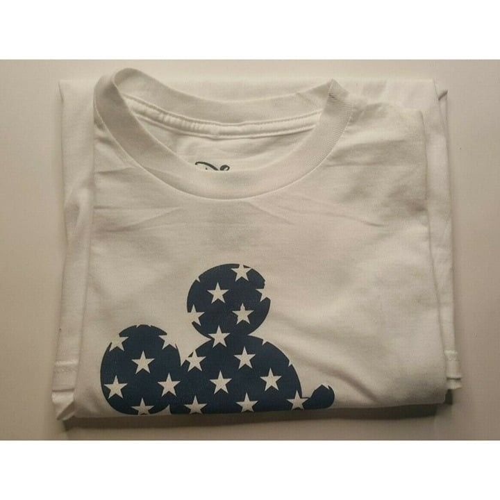 Other Disney Mickey Mouse US Stripes Small Short Sleeve Tee Shirt Size US S / EU 44-46 / 1 - 3 Thumbnail