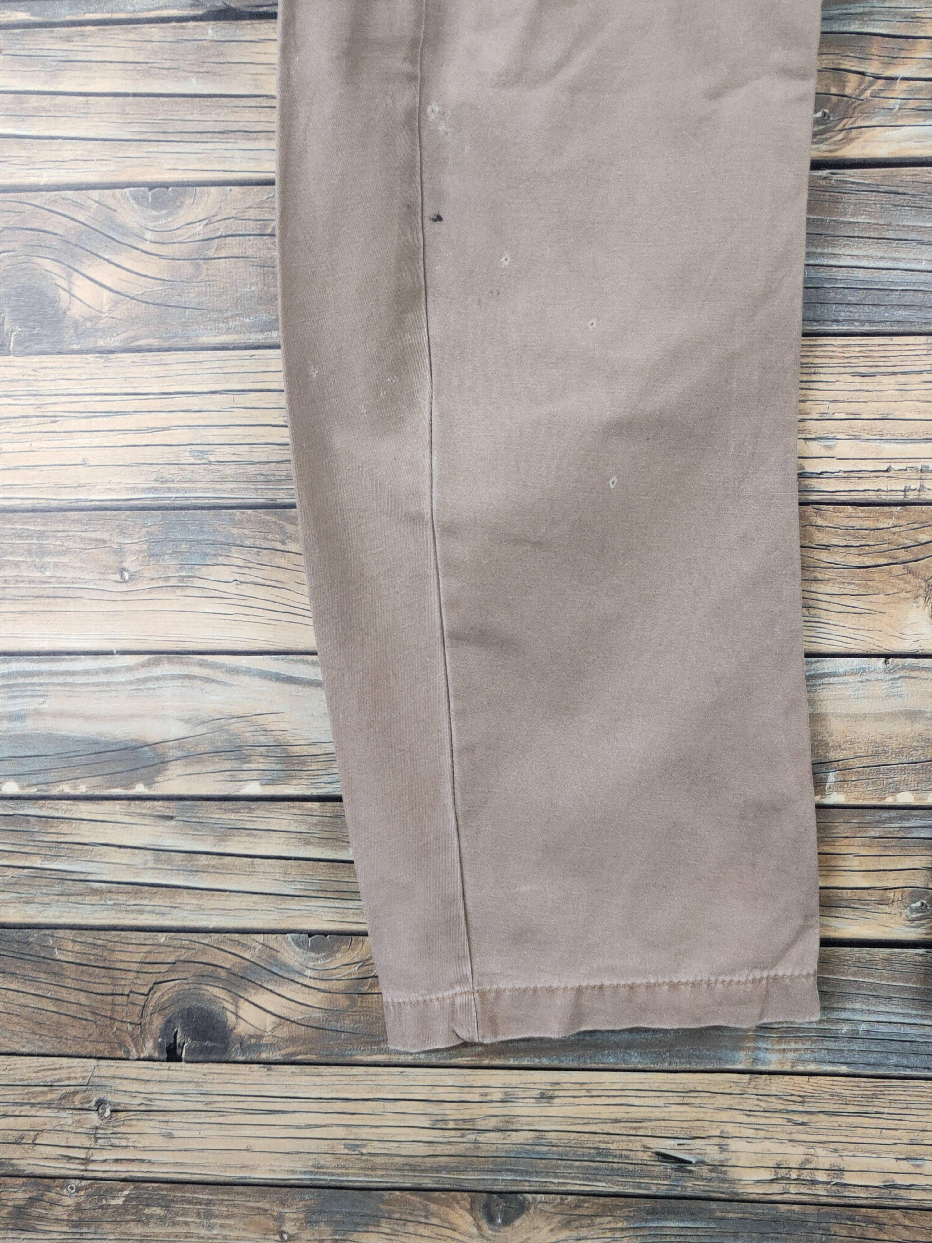 Japanese Brand DL Xebec Beige Multipocket Cargo Pants #46-077 Size US 32 / EU 48 - 4 Thumbnail