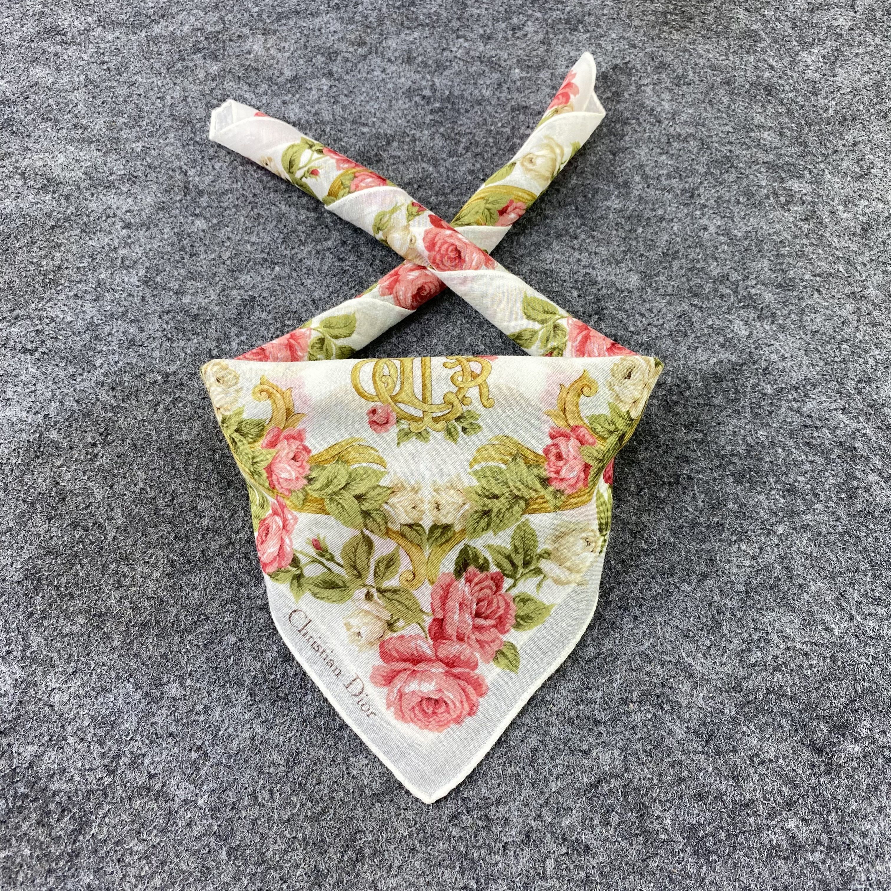 Designer Christian Dior Handkerchief / Bandana / Neckerchief-B1327 Size ONE SIZE - 2 Thumbnail