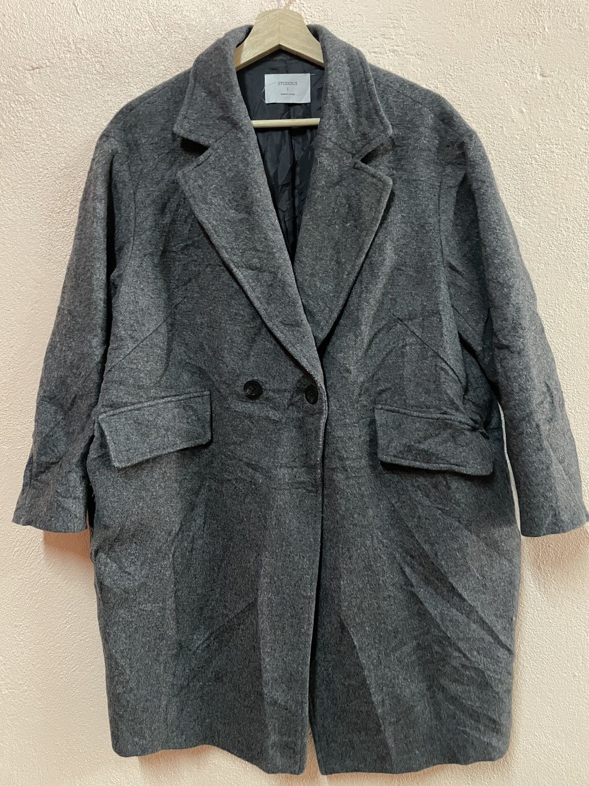 STUDIOUS Studious Japan Trench coat American winter Military WWII Size US L / EU 52-54 / 3 - 2 Thumbnail