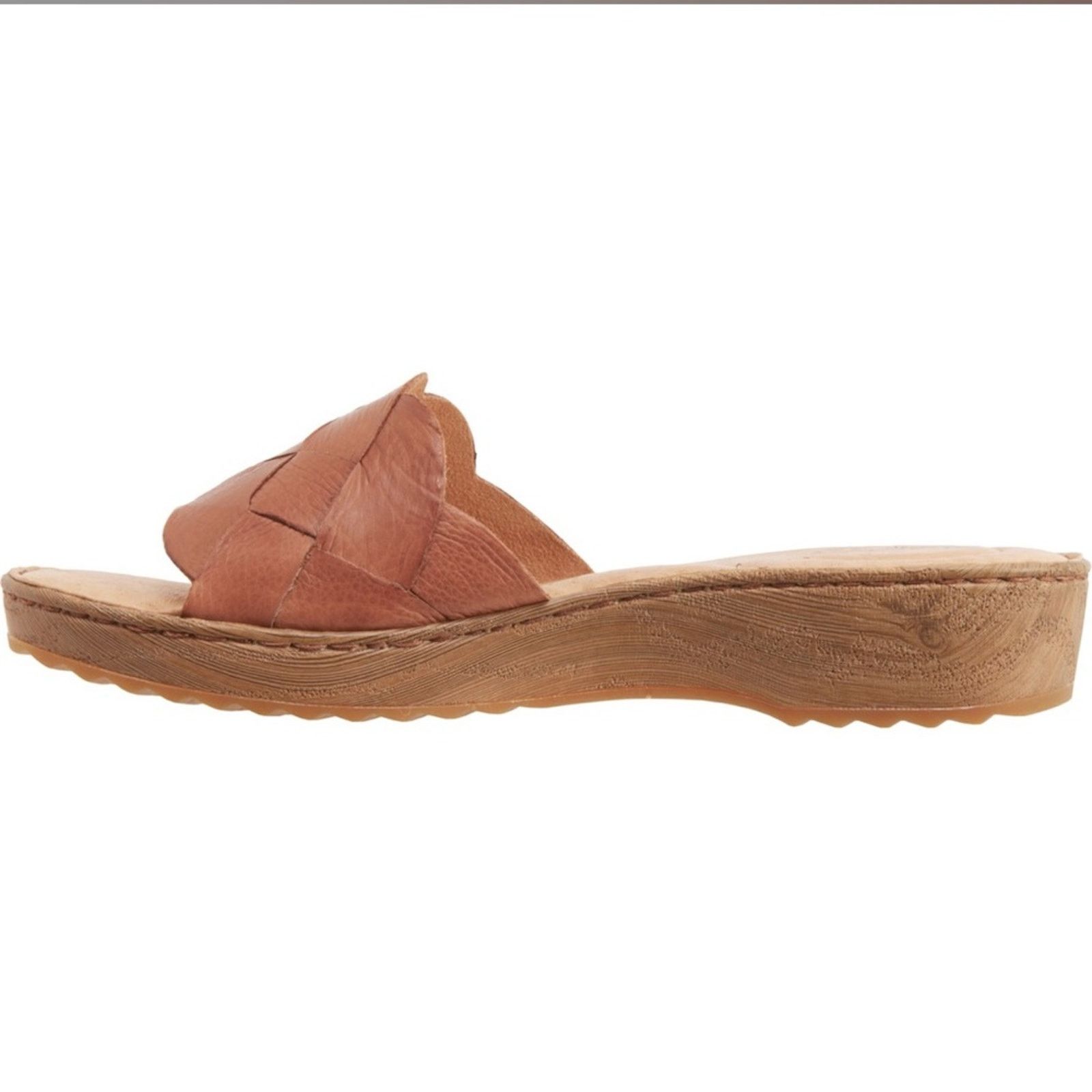 Born 🎉LAST PIECE 🎉 Born Aleah Slide Sandals - Leather Size US 7 / IT 37 - 3 Thumbnail