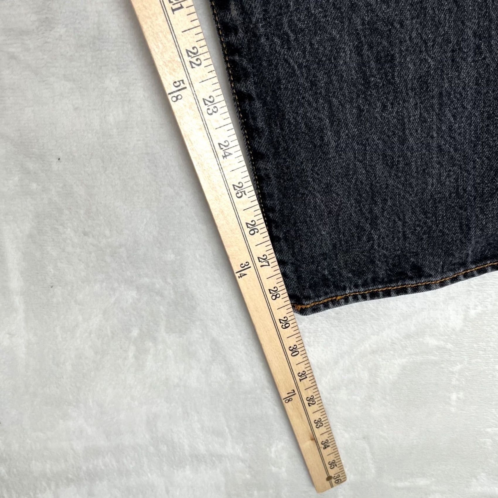 Levi's VINTAGE Levi's 501 Black Jeans Size 38x29 Grunge Y2K Size US 38 / EU 54 - 2 Thumbnail