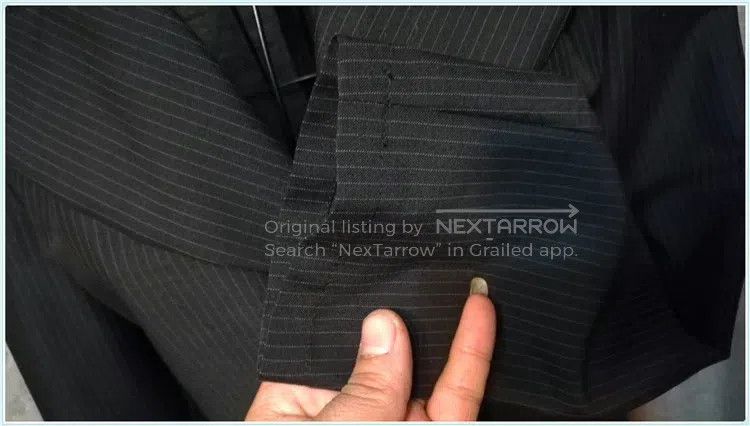 Yohji Yamamoto Yohji Yamamoto Black and white striped extra long wool bla Size S / US 4 / IT 40 - 4 Thumbnail