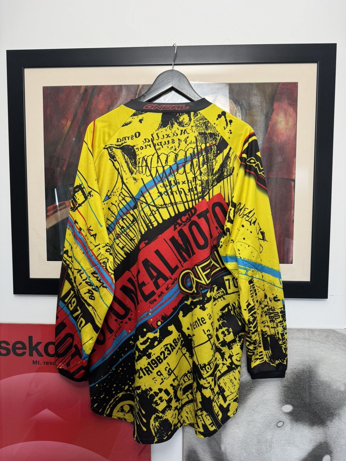 Vintage Oneal Motocross Jersey Element Fullprint Rock Vibe Racing Size US XL / EU 56 / 4 - 2 Thumbnail