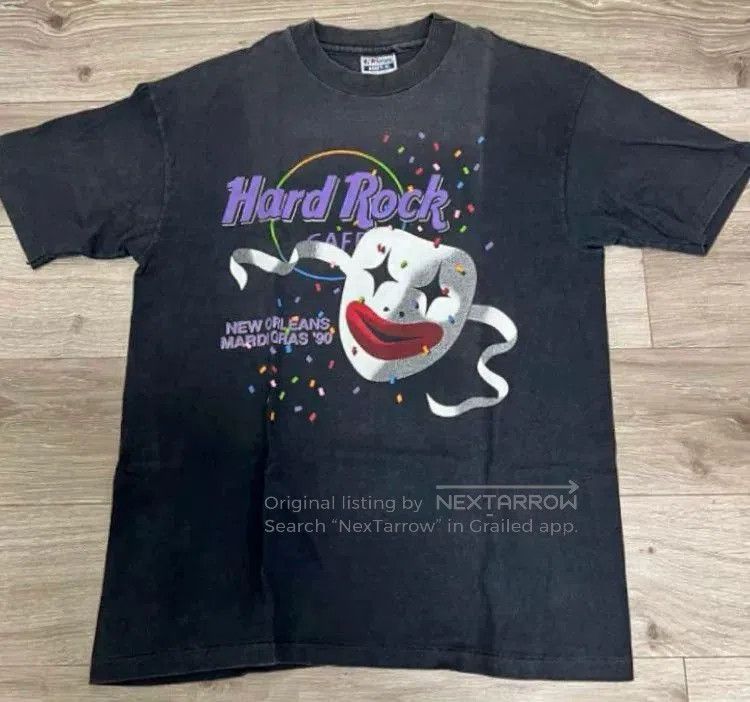 Vintage Vintage 90s Hard Rock T-Shirt. Size US L / EU 52-54 / 3 - 2 Thumbnail