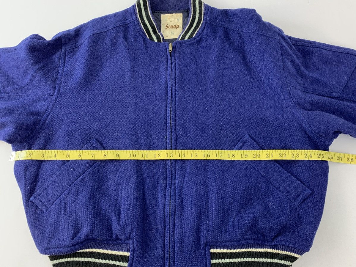 Other Scoop Inc Navy Patch Wool Sleeve Padded Inner Snap Button Size US L / EU 52-54 / 3 - 10 Thumbnail