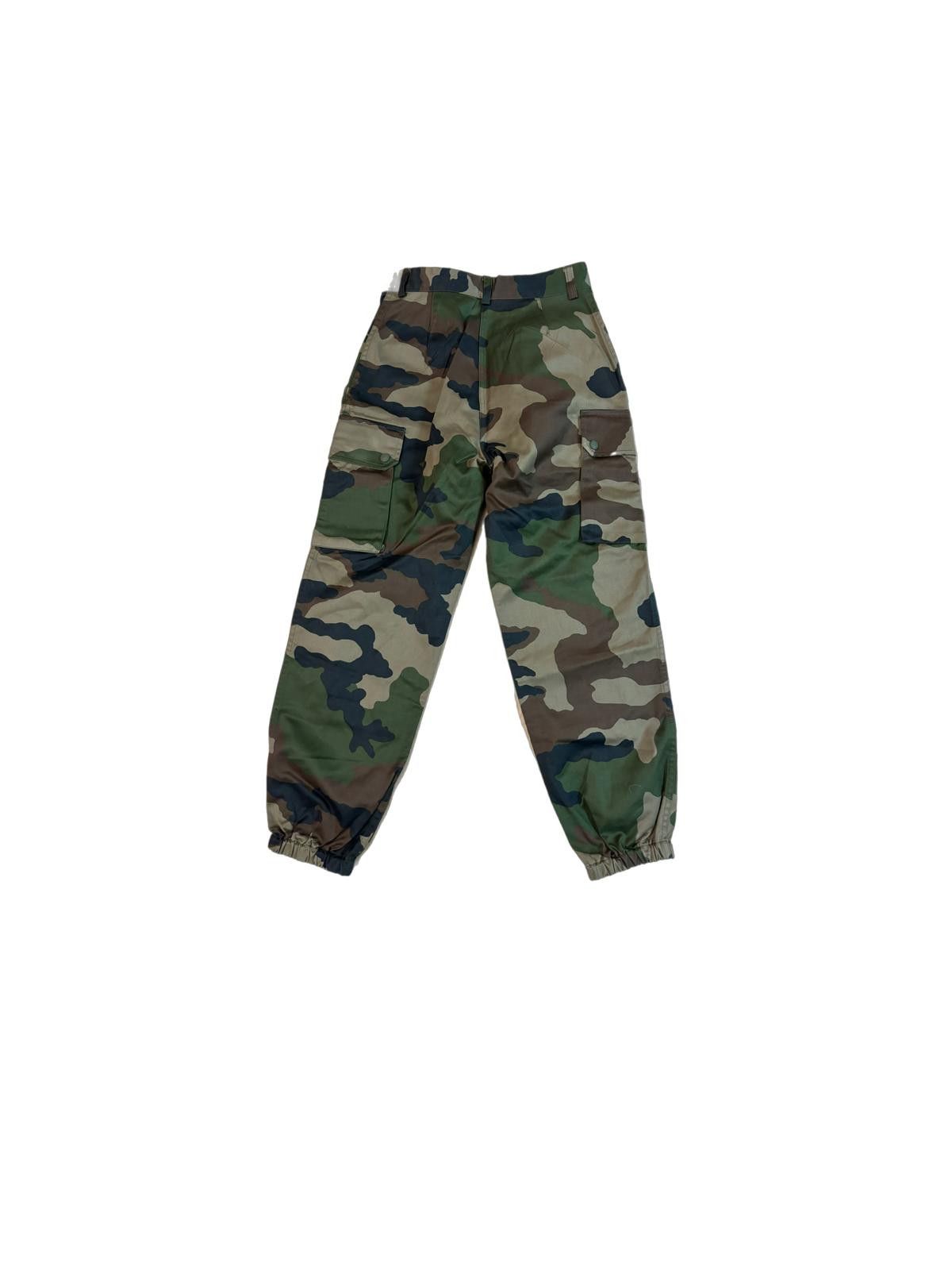 Designer French Army Camouflage Pants (Unisex) Size US 27 - 2 Thumbnail